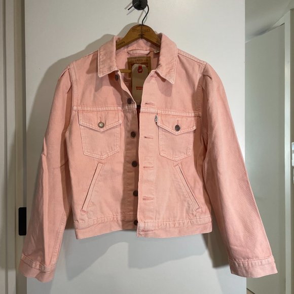NWT Levi's Pink Trucker Jacket - S - Picture 7 of 7
